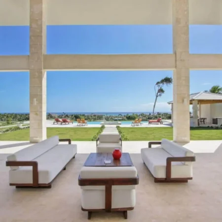 Modern luxury Caribbean resort interiors at LUXEDR Resort
