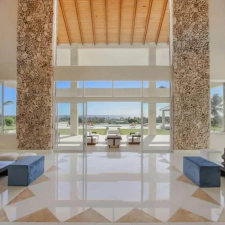 Tropical luxury villa pool area at LUXEDR Resort